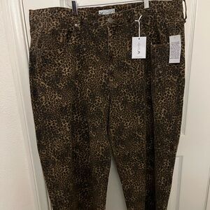 Jessica Simpson Leopard Print size 18W pants